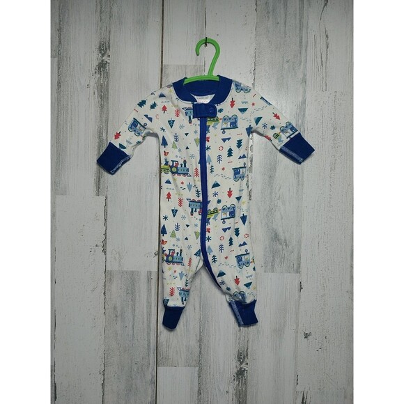 Hanna Andersson 0-3 Mo. 50cm Sleeper One Piece Lot Of 3 Footless Organic Cotton - Picture 2 of 9
